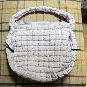 Quilted Carryall Bag - Lilac